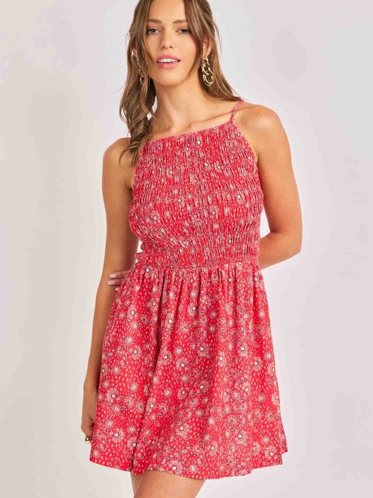 Sadie & Sage Western Red Smock Mini