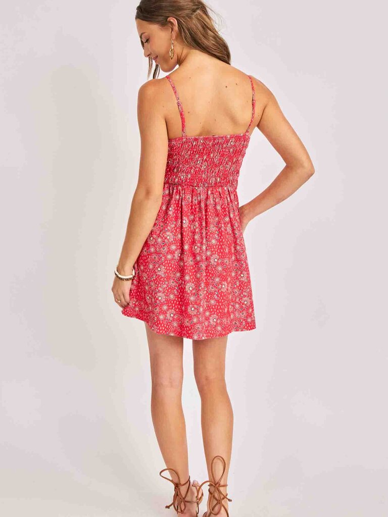 Sadie & Sage Western Red Smock Mini