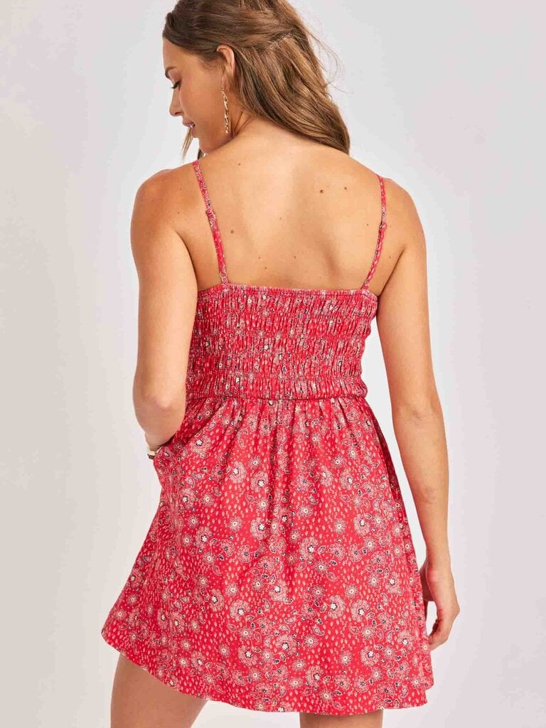 Sadie & Sage Western Red Smock Mini