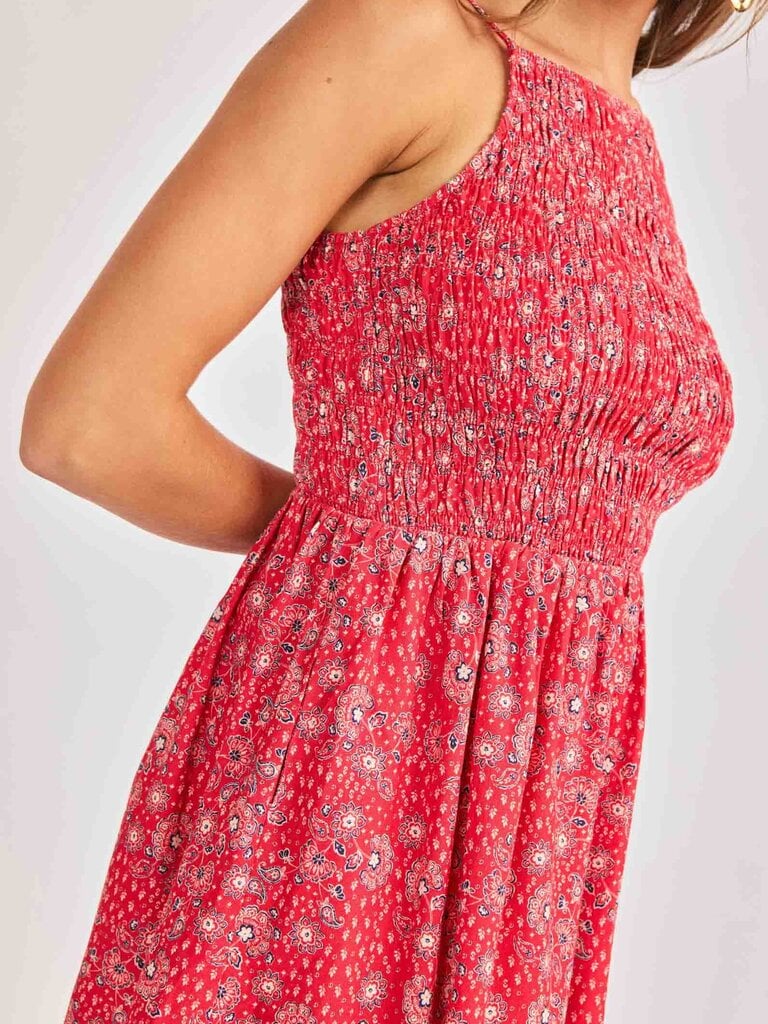 Sadie & Sage Western Red Smock Mini