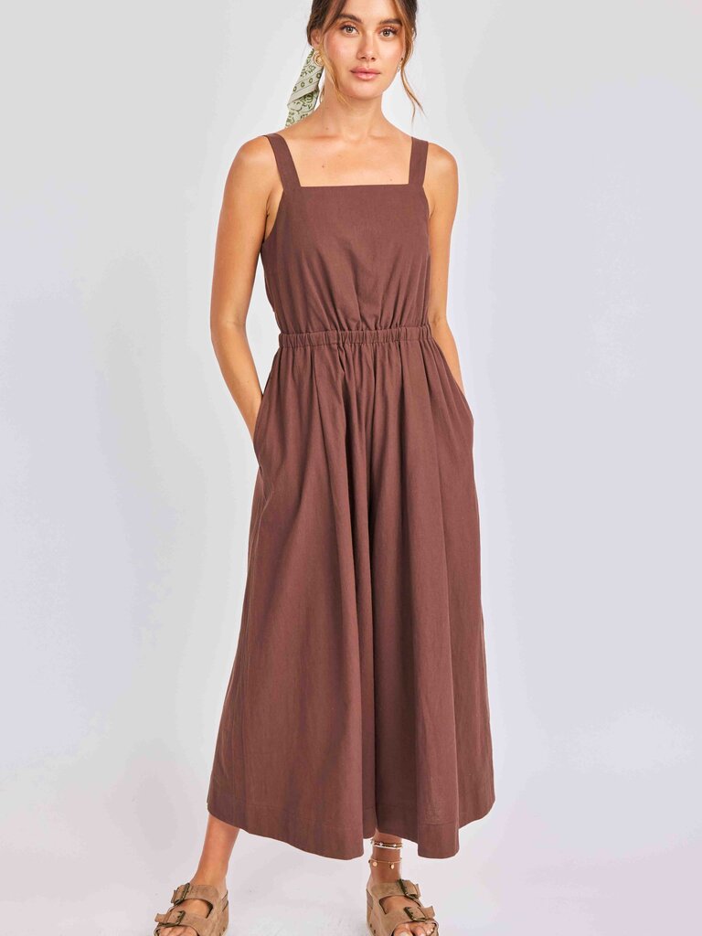 Sadie & Sage French Roast Jumpsuit