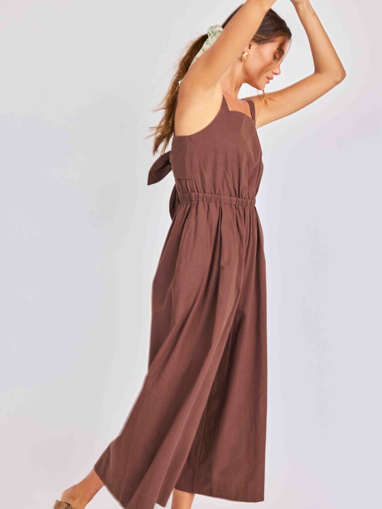 Sadie & Sage French Roast Jumpsuit