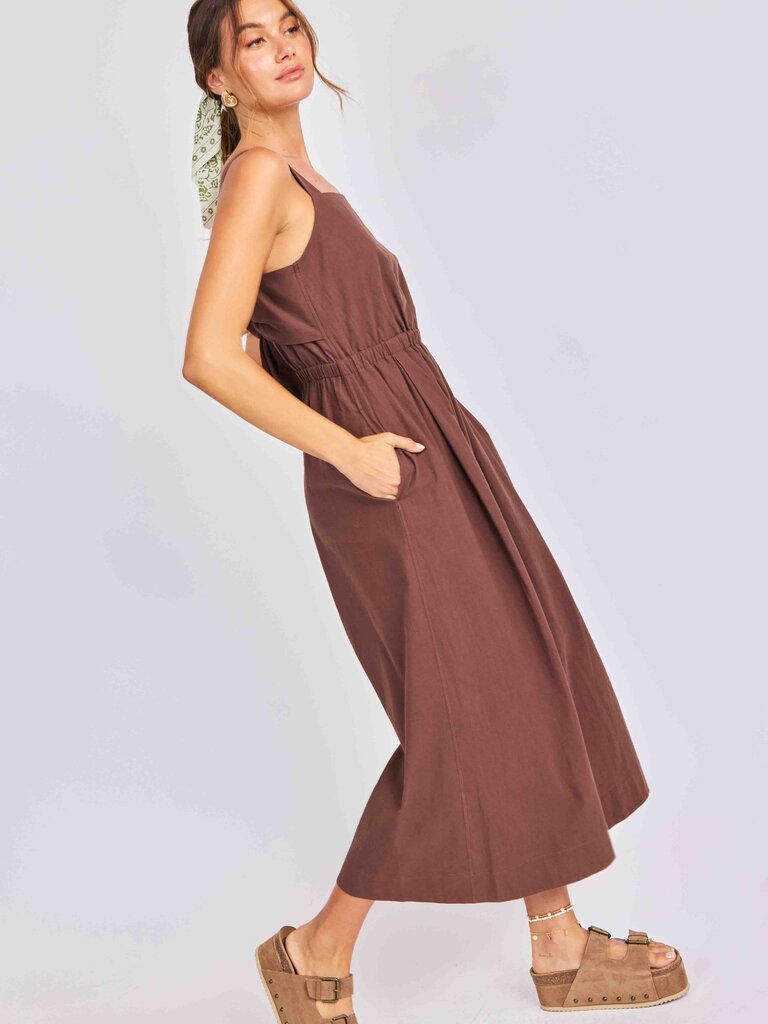 Sadie & Sage French Roast Jumpsuit