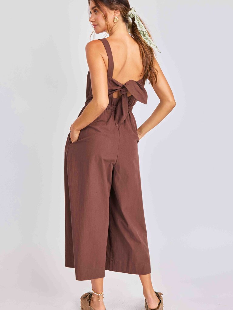Sadie & Sage French Roast Jumpsuit