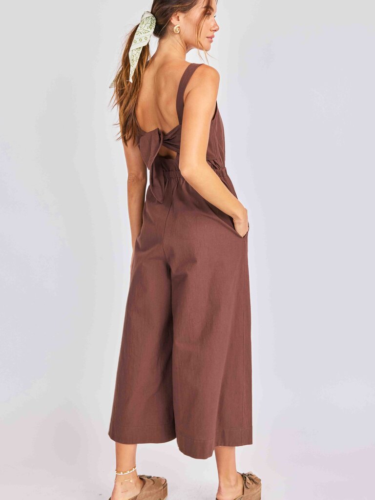 Sadie & Sage French Roast Jumpsuit