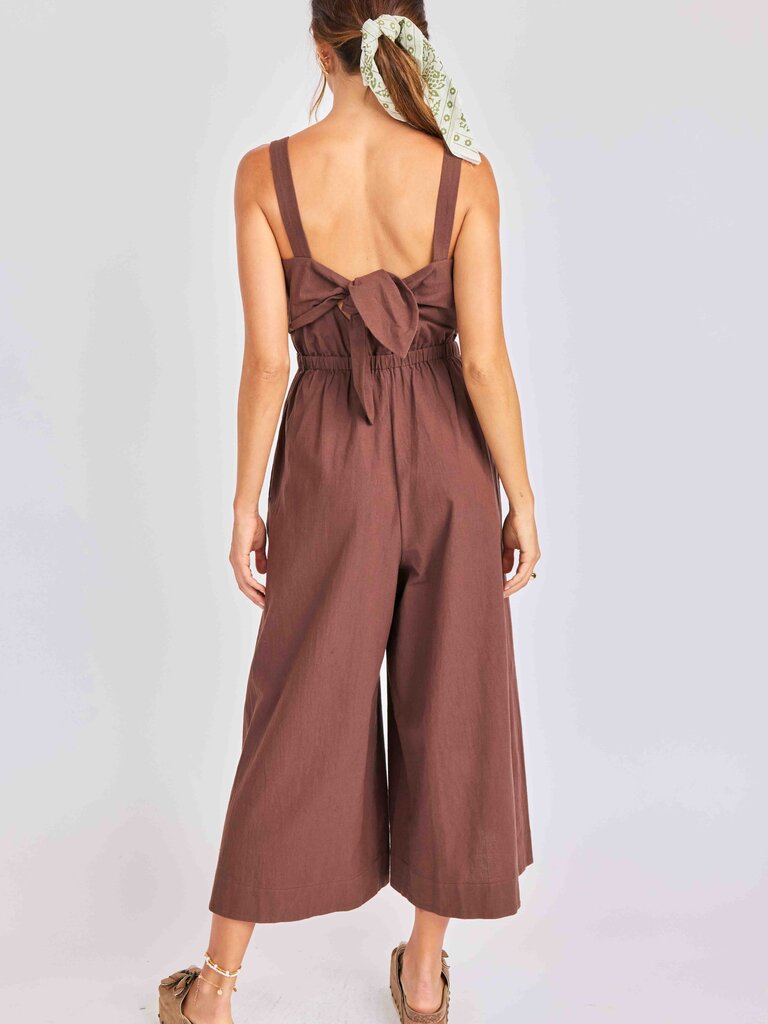 Sadie & Sage French Roast Jumpsuit