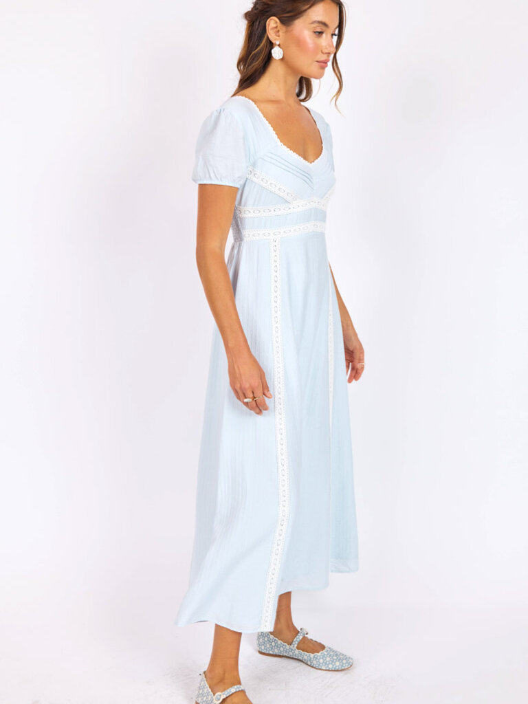 Sage The Label Soft Blue Romance Dress