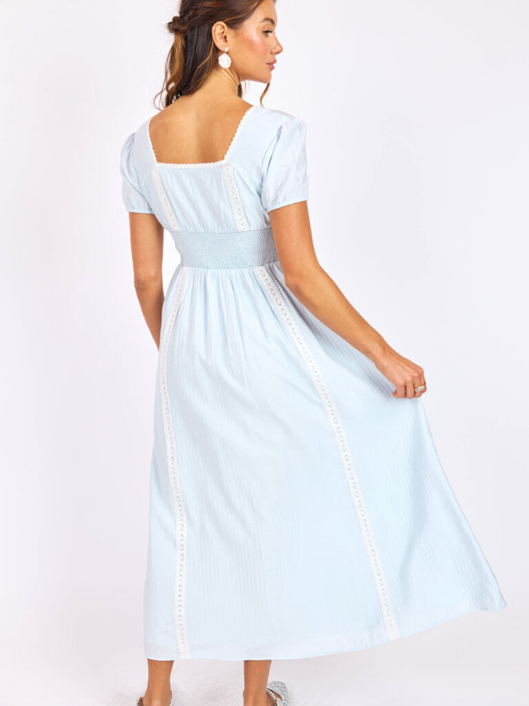 Sage The Label Soft Blue Romance Dress