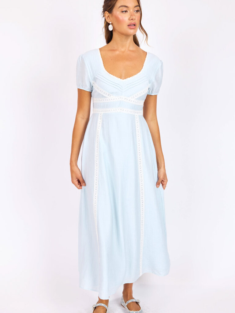 Sage The Label Soft Blue Romance Dress