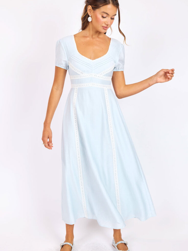 Sage The Label Soft Blue Romance Dress