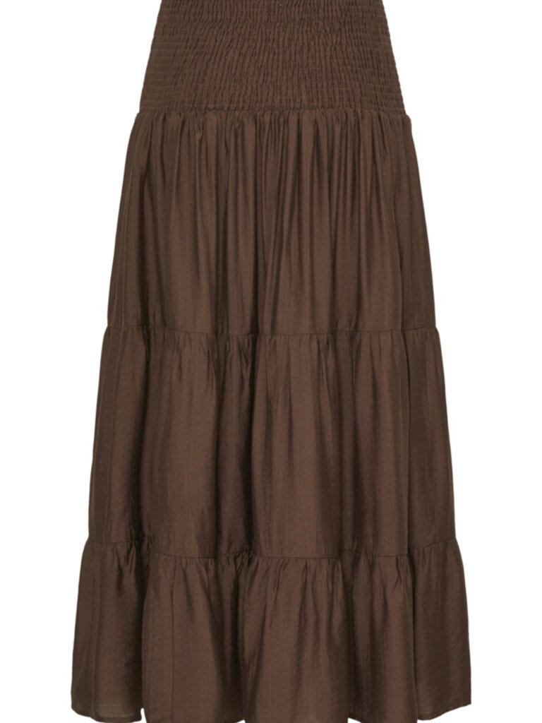 B. Young French Roast Smocked Skirt
