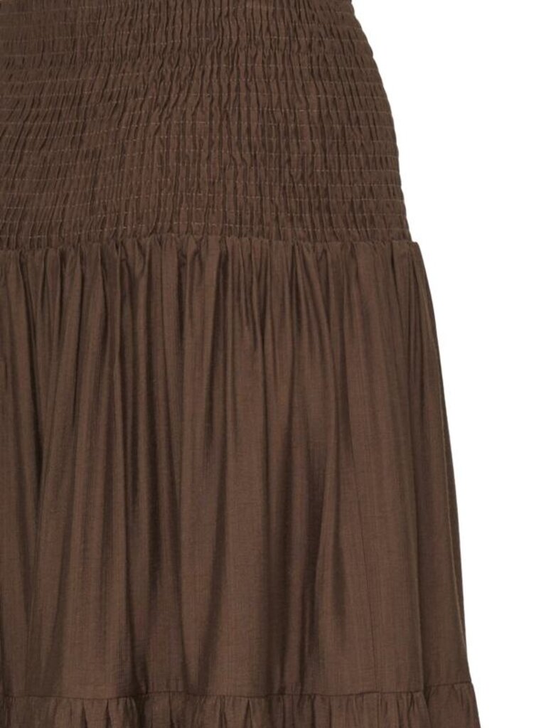 B. Young French Roast Smocked Skirt
