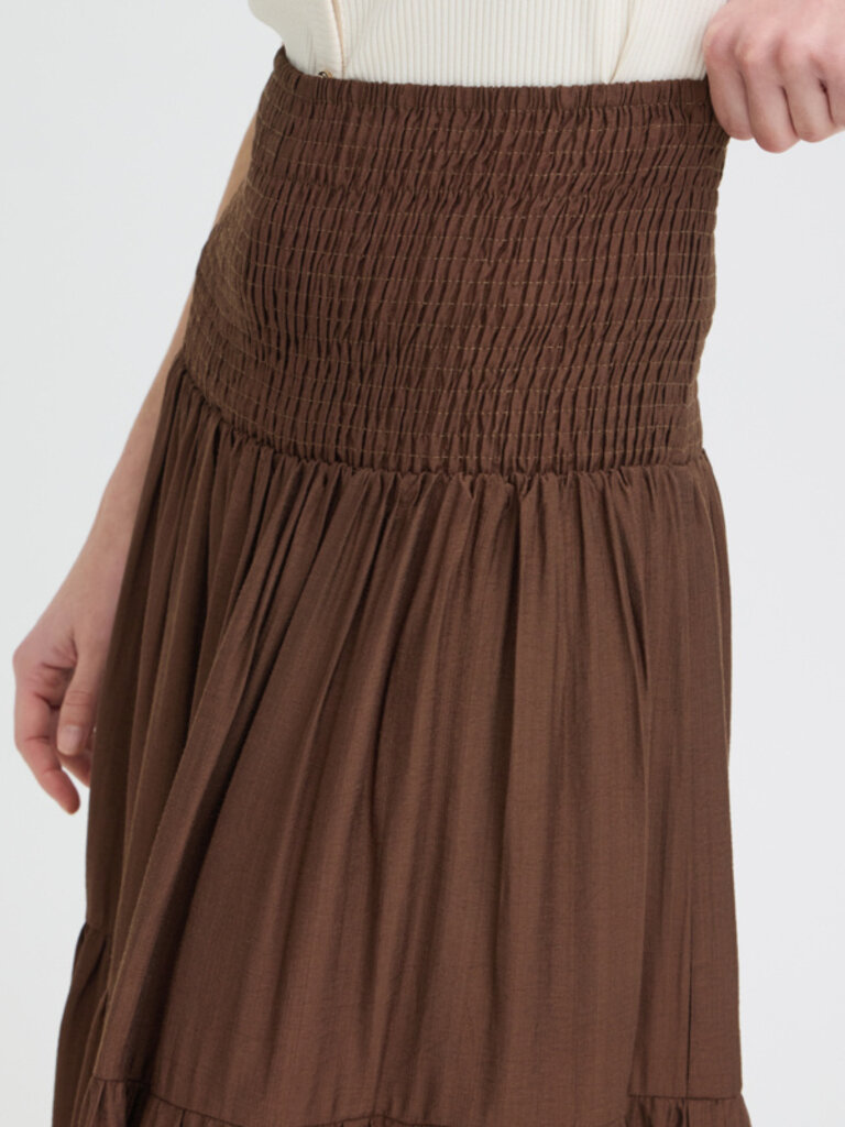 B. Young French Roast Smocked Skirt