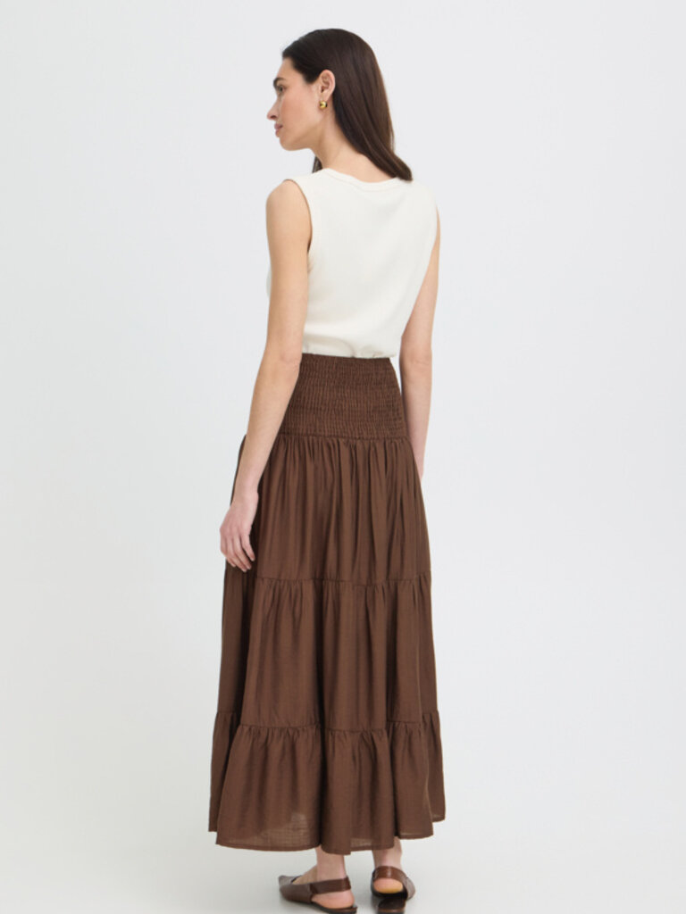 B. Young French Roast Smocked Skirt