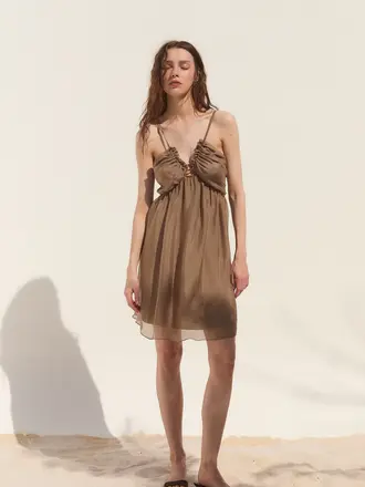 Deluc Sheer Taupe Mini