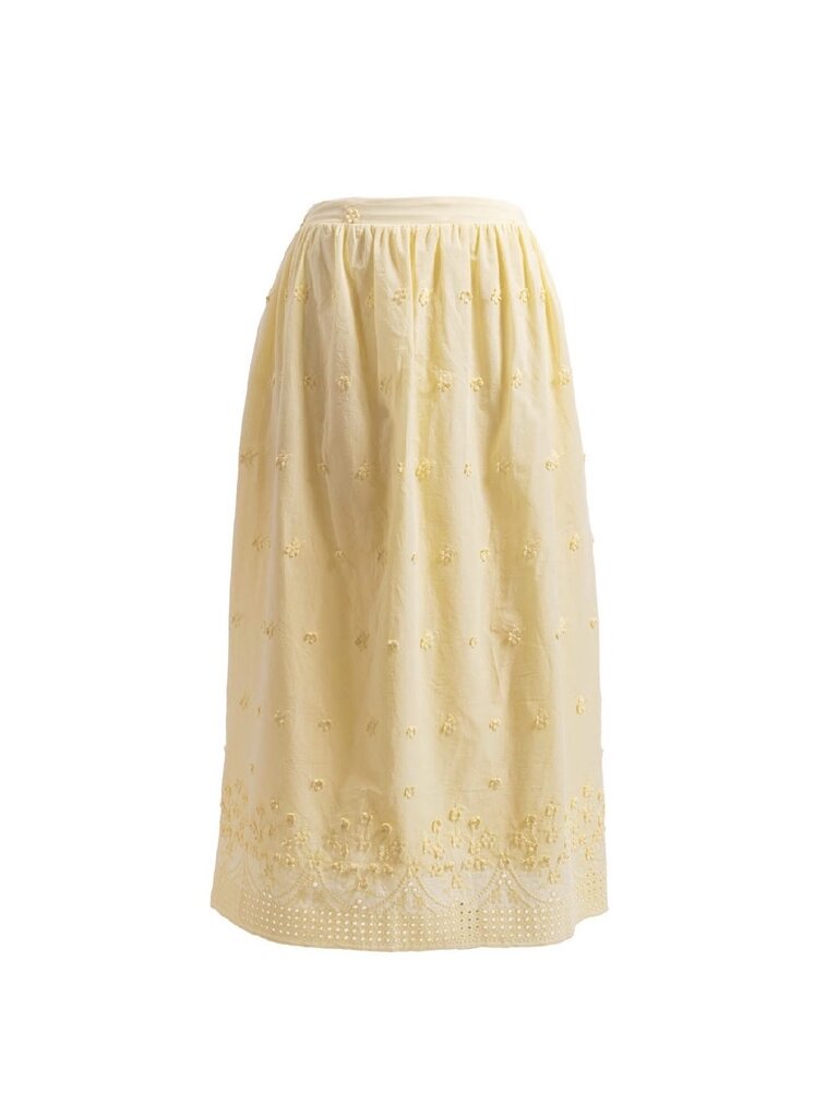 Sadie & Sage Yellow Floral Skirt