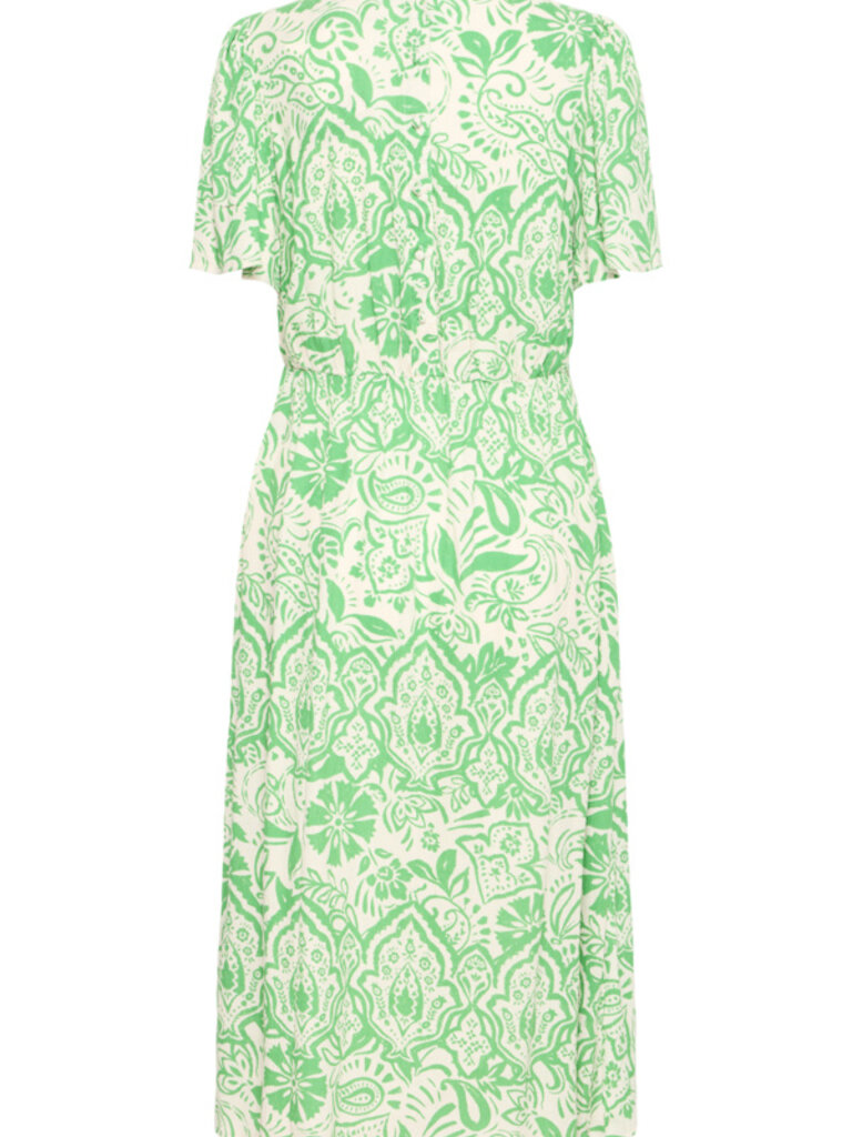 ICHI Green Folklore Dress