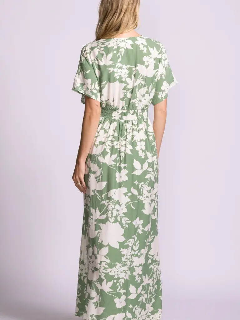 Pink Martini Soft Flora Green Dress