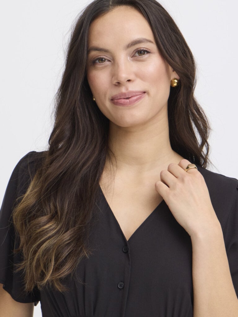 B. Young Short Shirt Dress