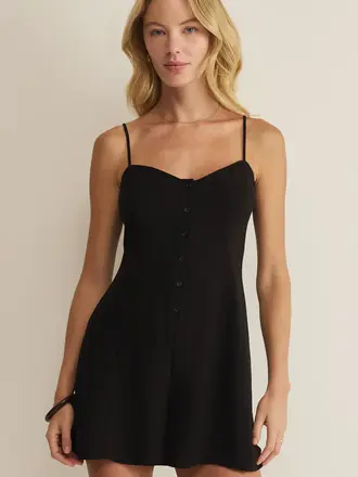Z Supply Black Tank Romper