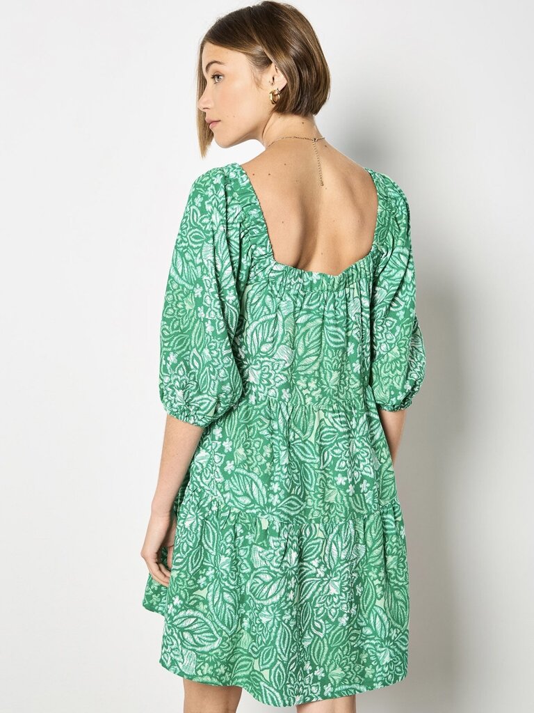 Apricot Green Leaf Tiered Mini