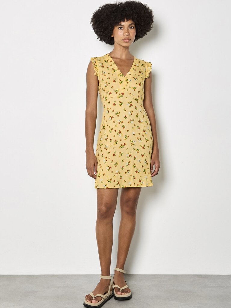Apricot Yellow Ditsy Mini
