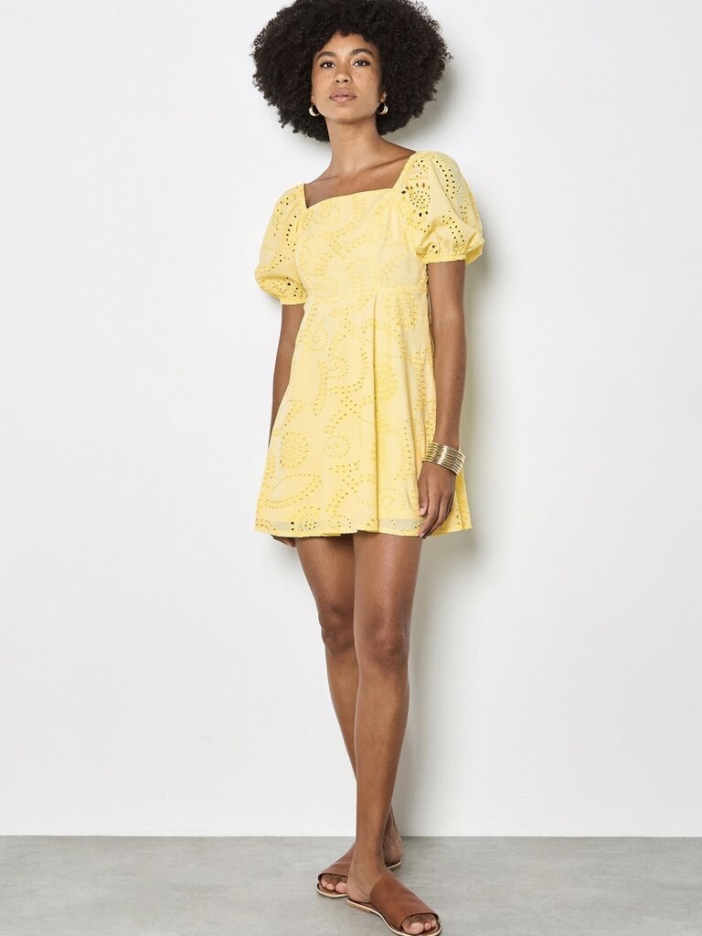 Apricot Yellow Eyelet Mini