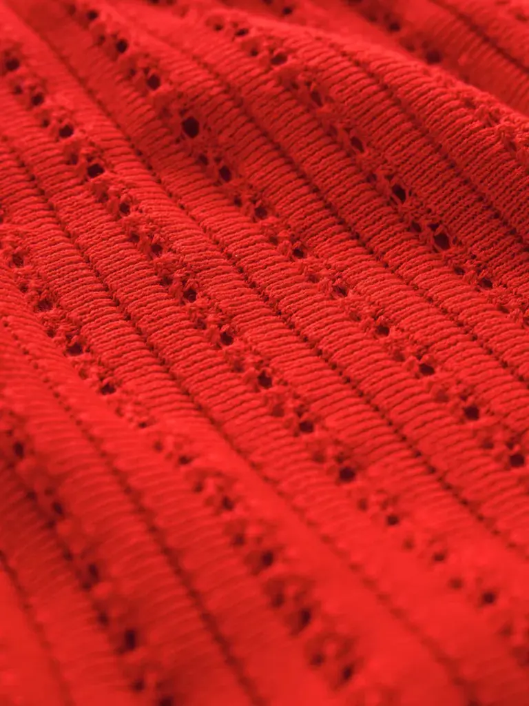 Z Supply Red Crochet Dress