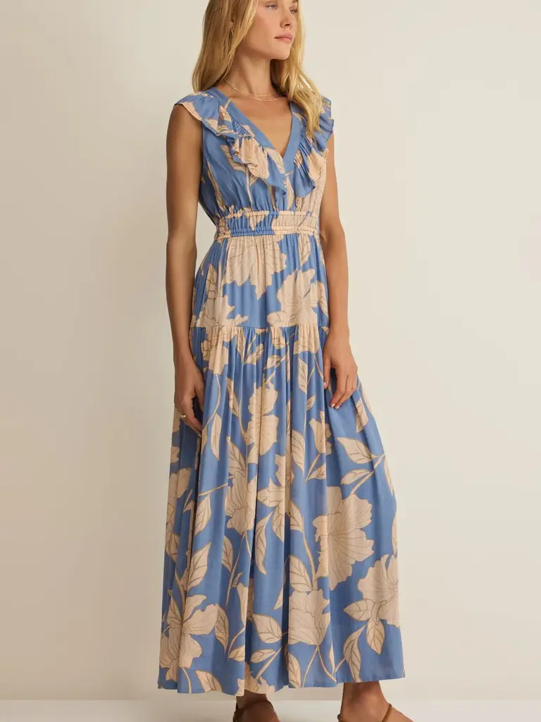 Z Supply Sky Cream Frill Maxi
