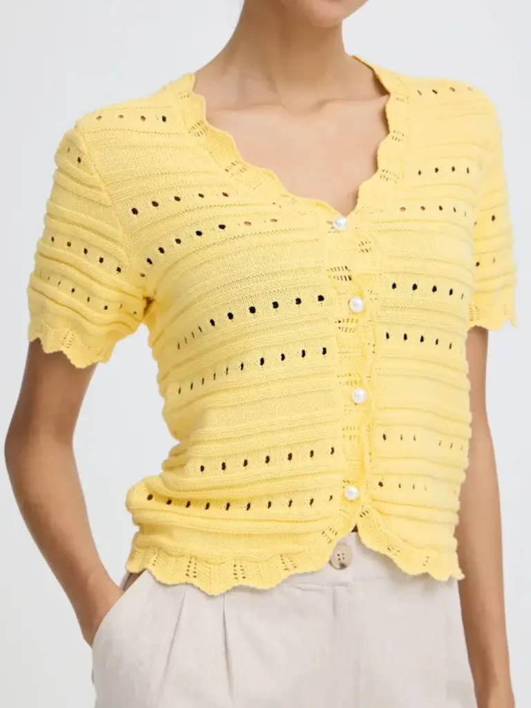 B. Young Light Yellow Cardi