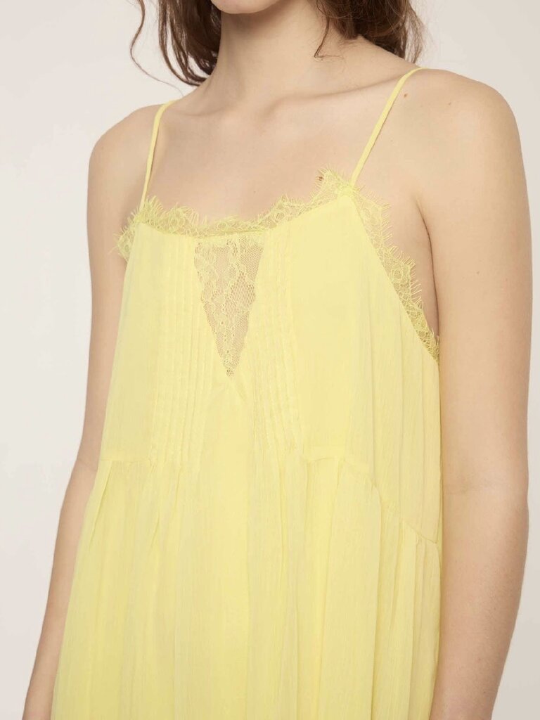 Deluc Sheer Yellow Dress