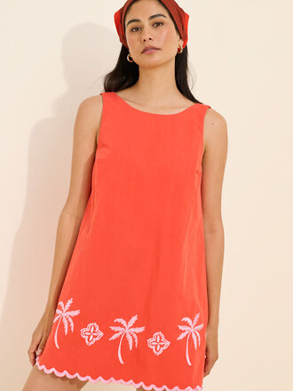 Mink Pink Coral Palm Mini