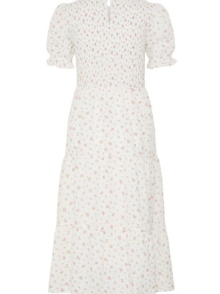 B. Young Soft Smock Floral Midi