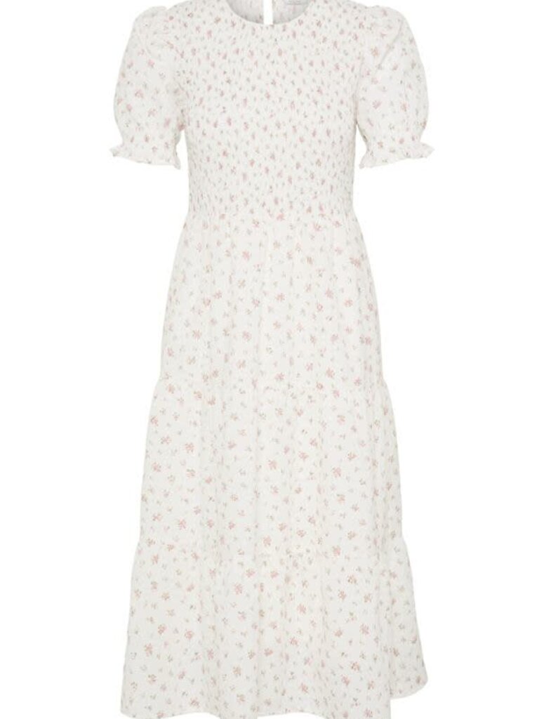 B. Young Soft Smock Floral Midi