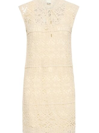ICHI Birch Crochet Dress