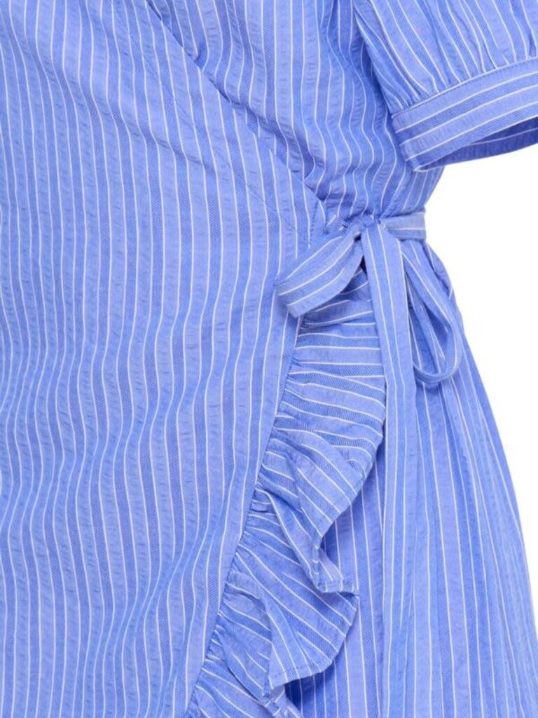 B. Young Blue Stripe Frill Mini