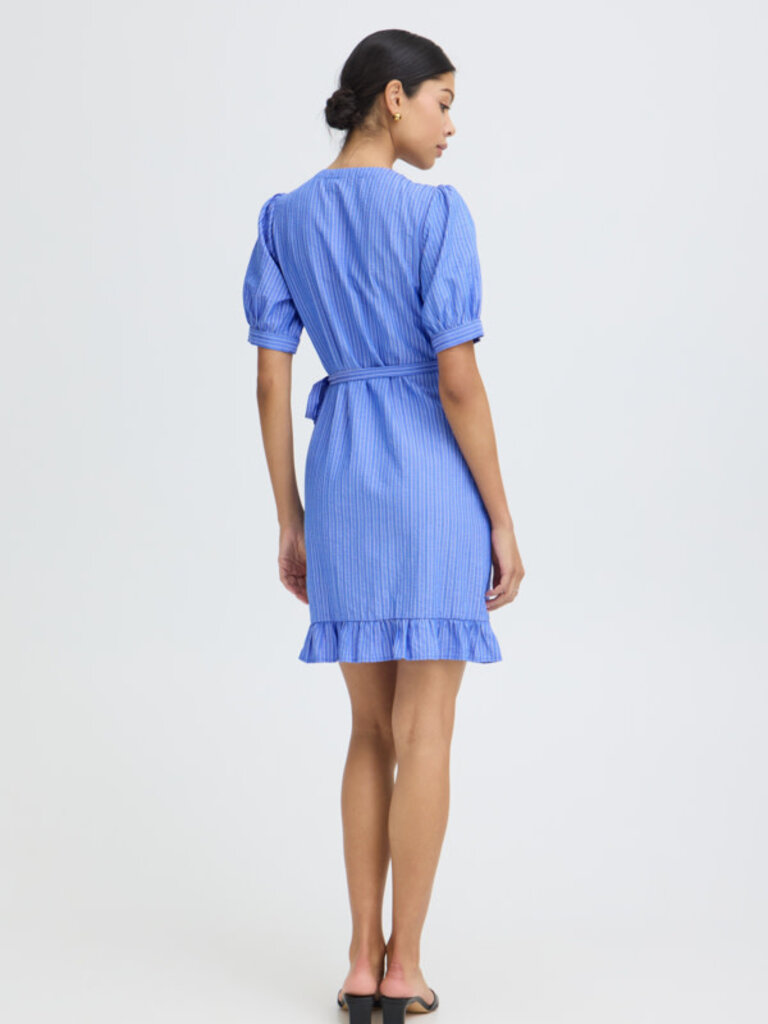 B. Young Blue Stripe Frill Mini