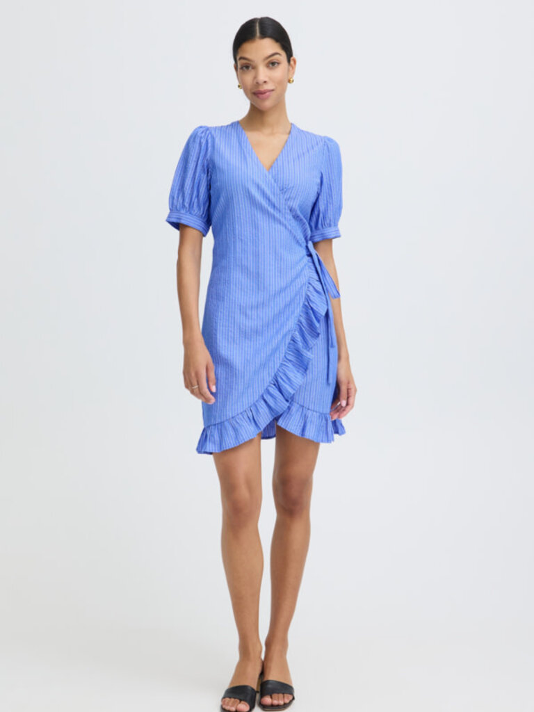 B. Young Blue Stripe Frill Mini