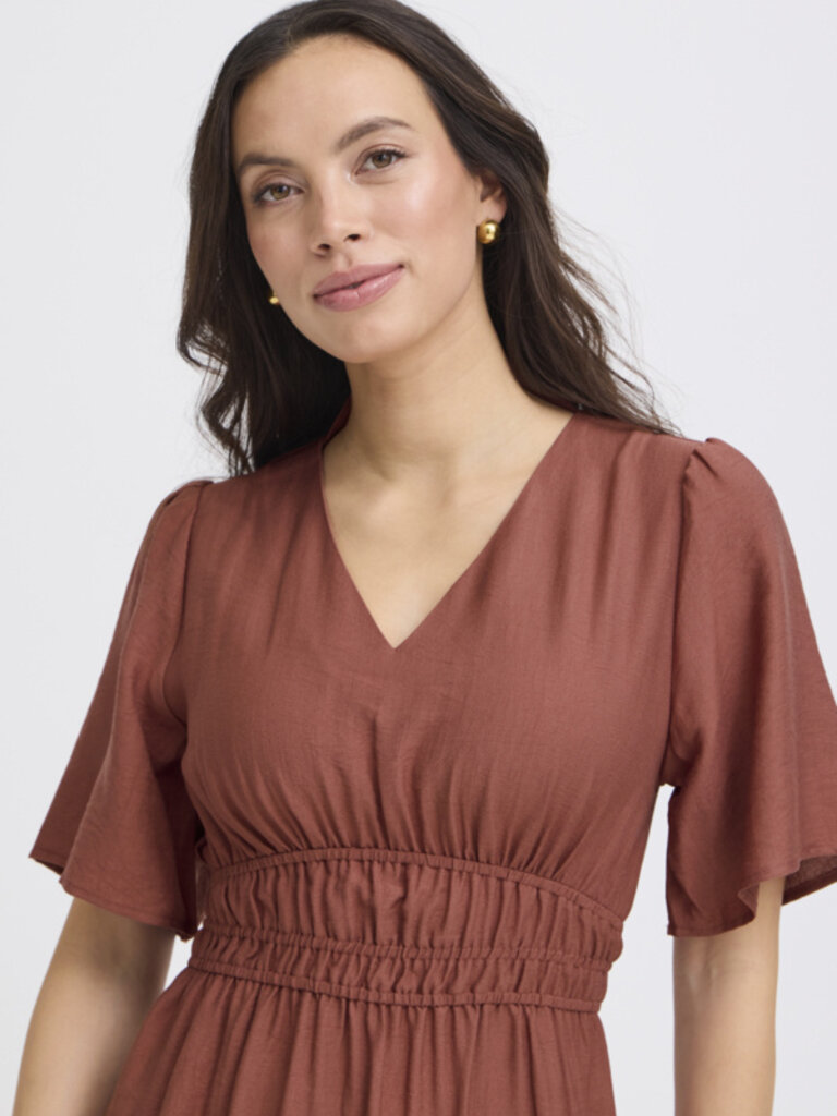 ICHI Rosie Rust Maxi