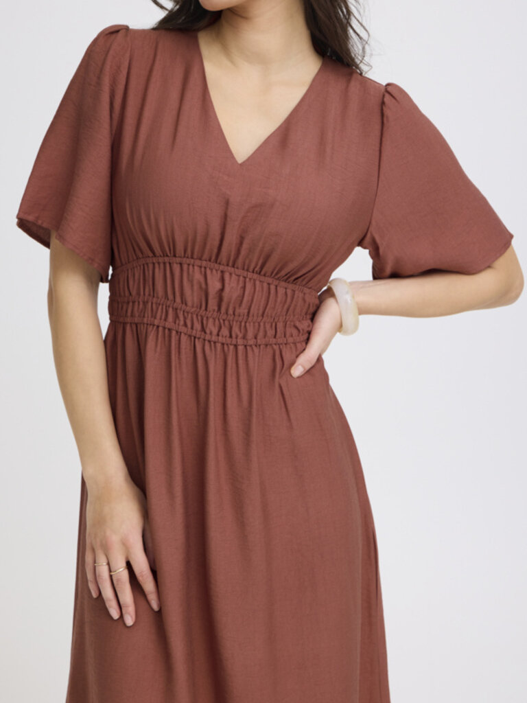 ICHI Rosie Rust Maxi