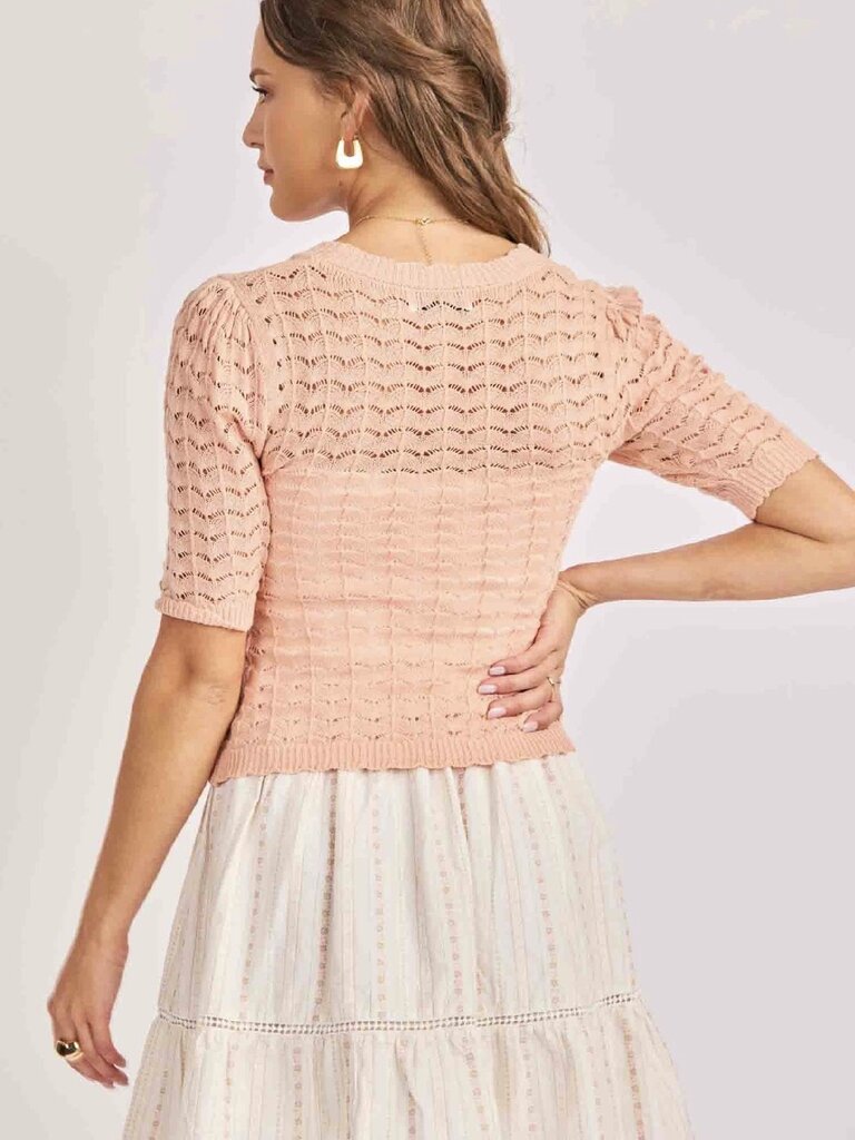 Sadie & Sage Blush Cardigan
