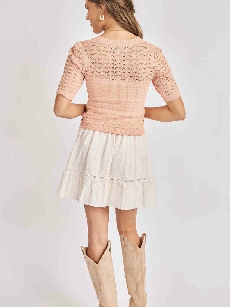Sadie & Sage Blush Cardigan