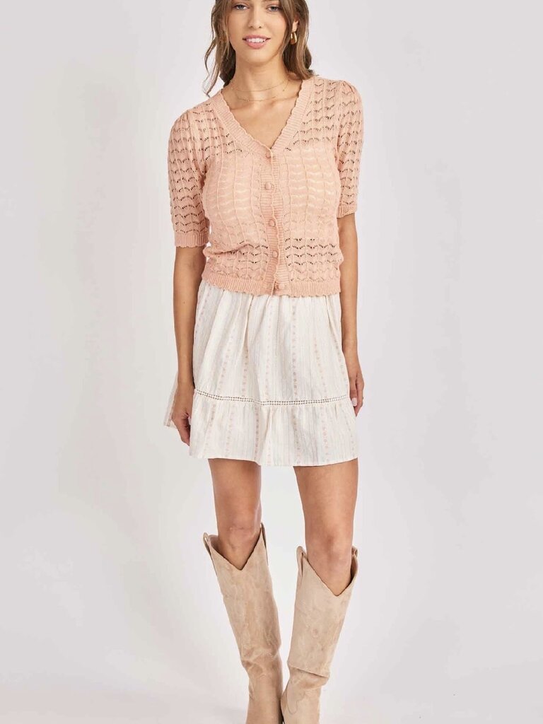 Sadie & Sage Blush Cardigan