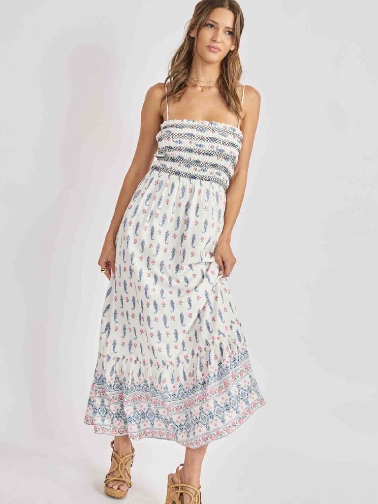 Sadie & Sage Cream Multi Dress