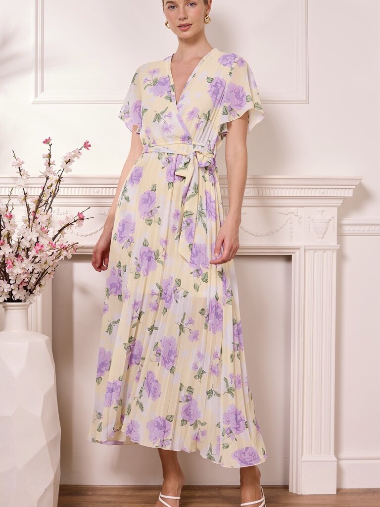 Angel Eyes Yellow Purple Maxi