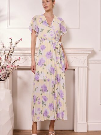 Angel Eyes Yellow Purple Maxi