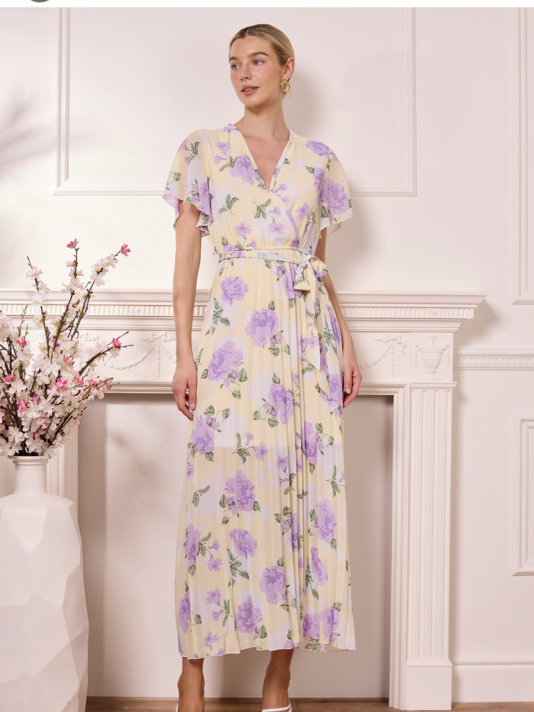 Angel Eyes Yellow Purple Maxi