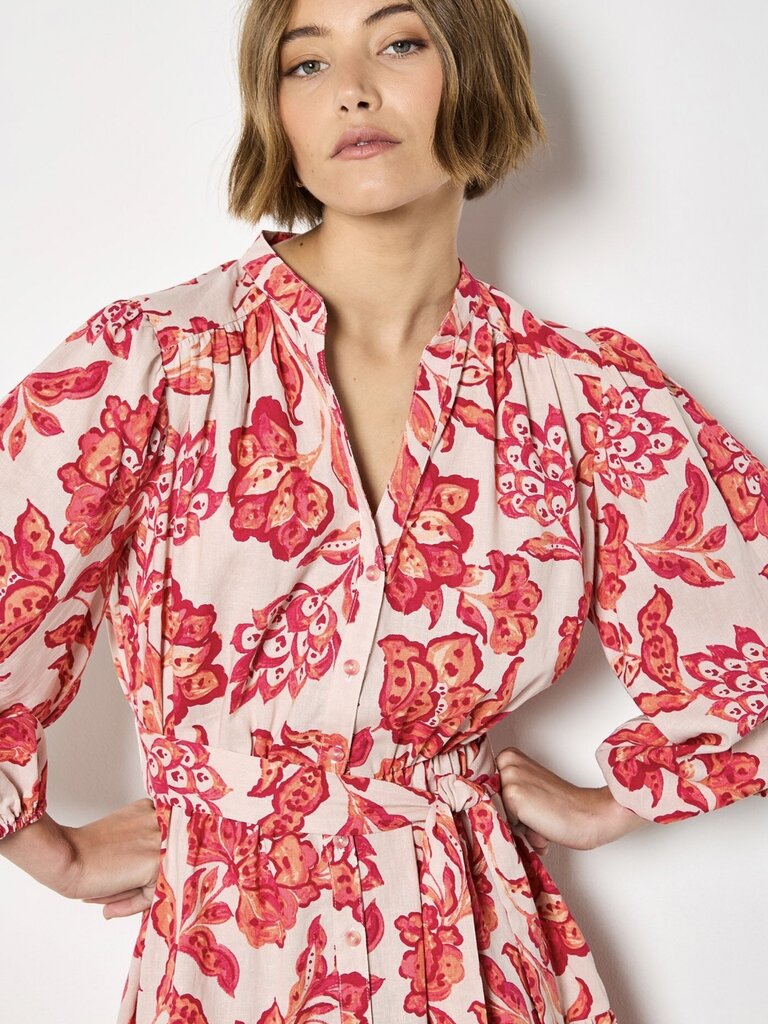Apricot Boho Floral Mini