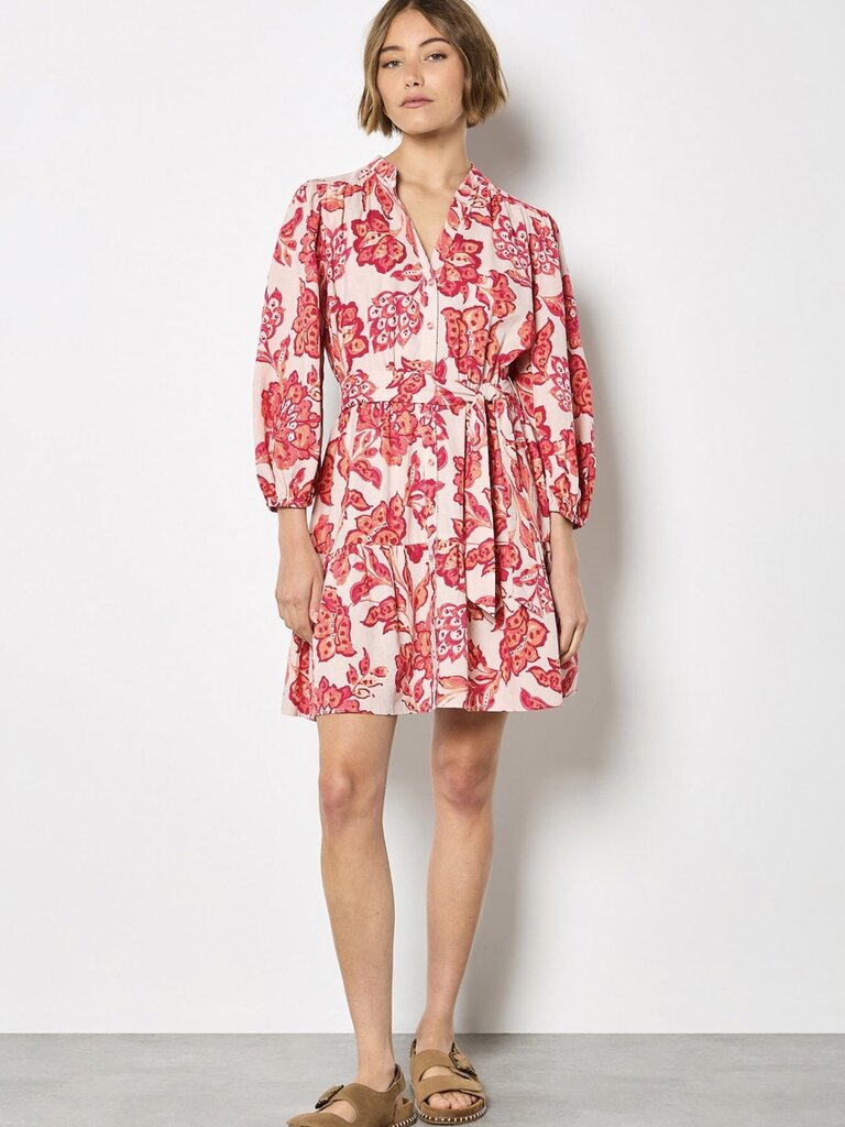 Apricot Boho Floral Mini