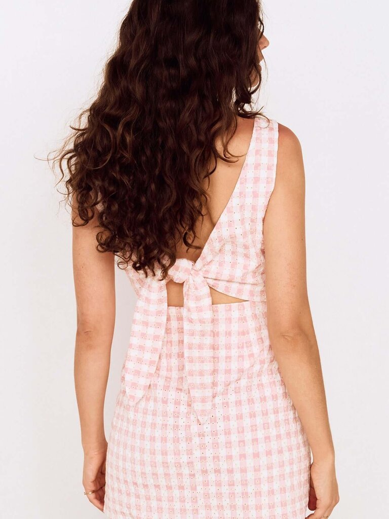 Mink Pink Gingham Pink Mini